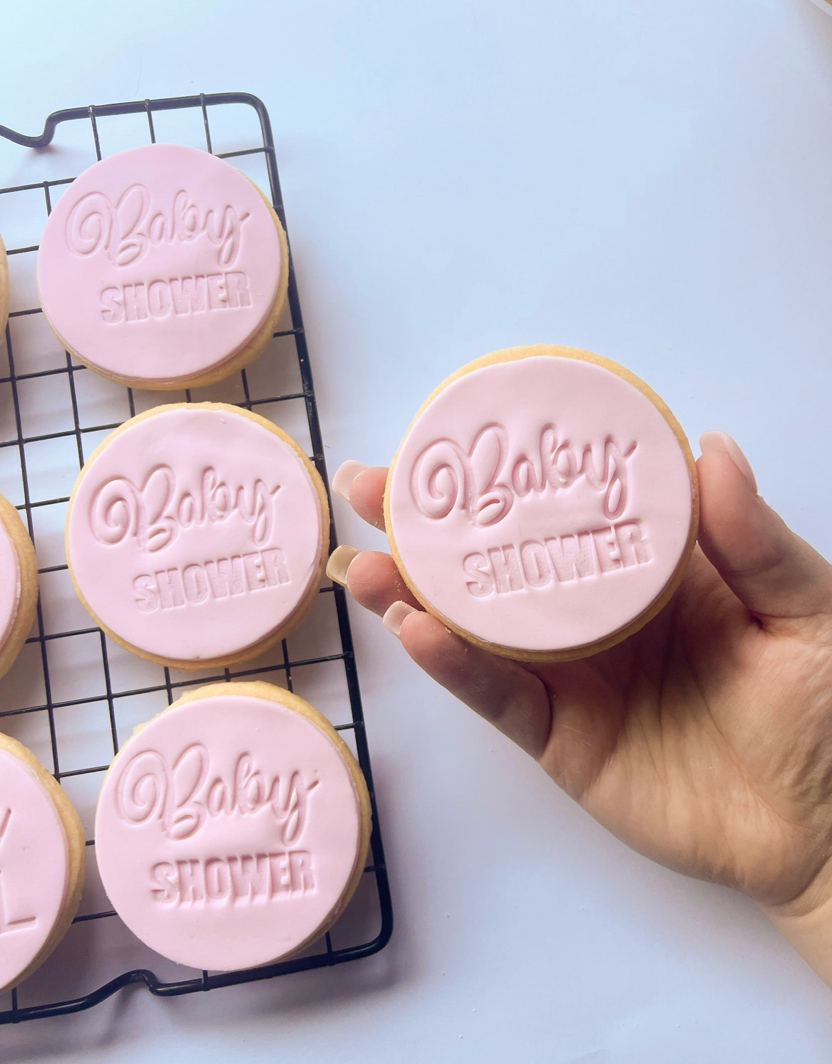 Baby Shower cookies - PINK