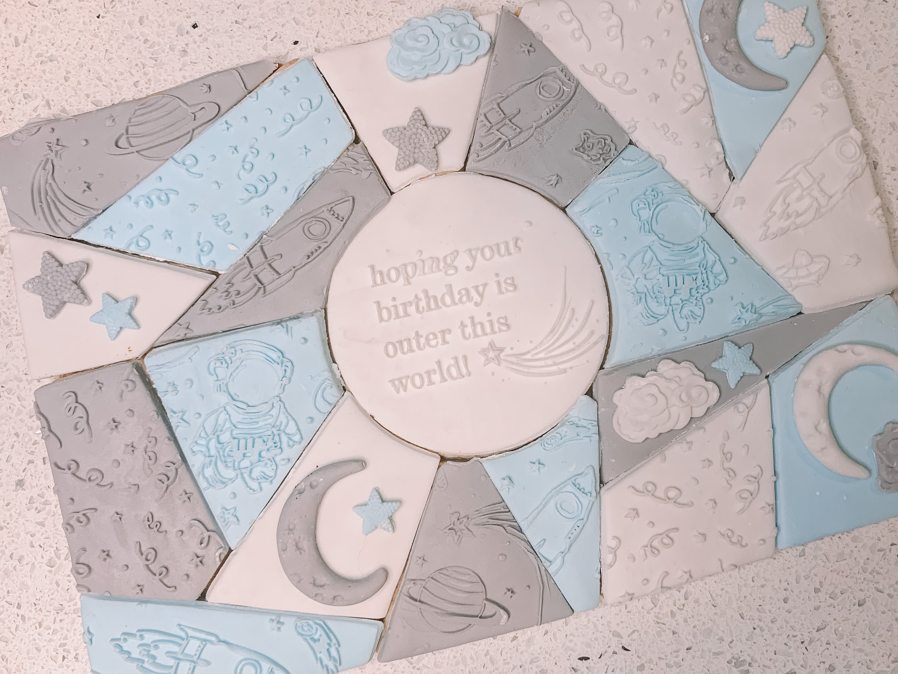 space cookie platter