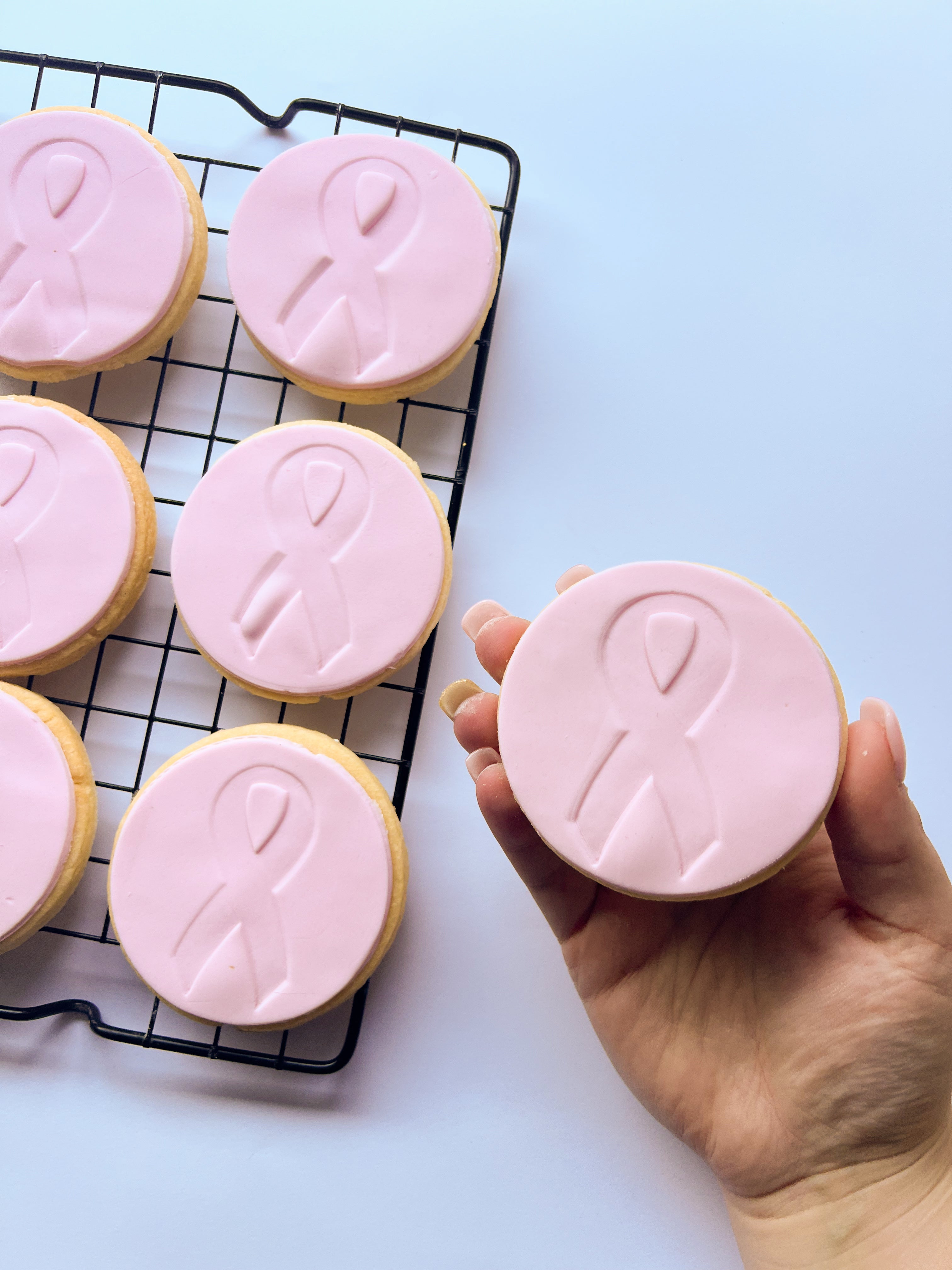 Pink Ribbon BCNA cookies